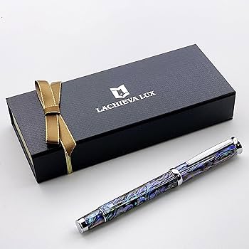 Amazon | LACHIEVA LUX アワビ貝殻 万年筆 ドイツ製